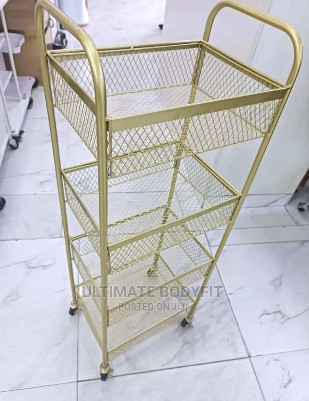 Brand New Spa Trolley 3steps Gold