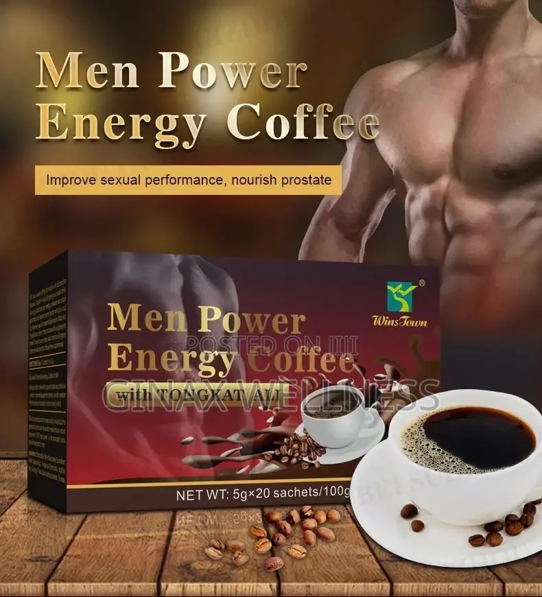 Men Power Energy Coffee With Tongkat Ali and Maca