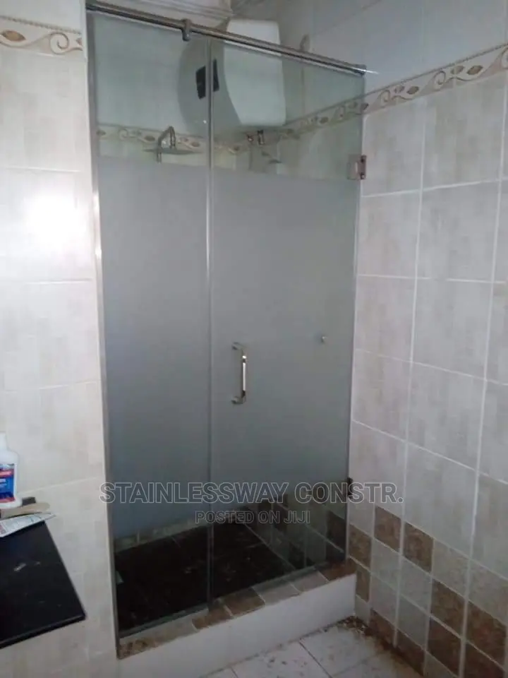 Shower Glass Cubicle Hinged Door Flex