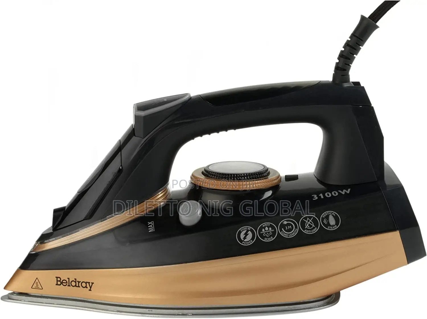 Beldray BEL0820NC Ultra Ceramic Steam Iron, 3100w