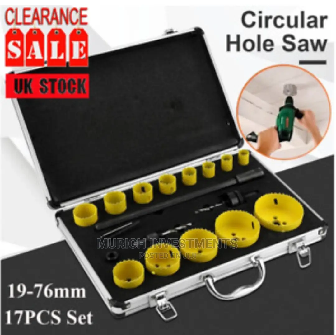 Bi-Metal Hole Saw Sets,19mm to 76mm for Wood Metal