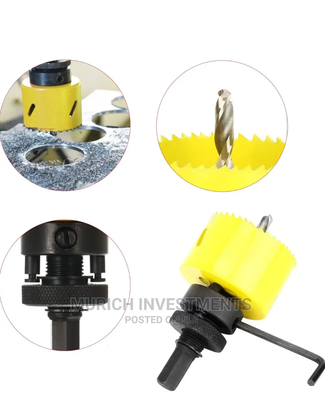 Bi-Metal Hole Saw Sets,19mm to 76mm for Wood Metal