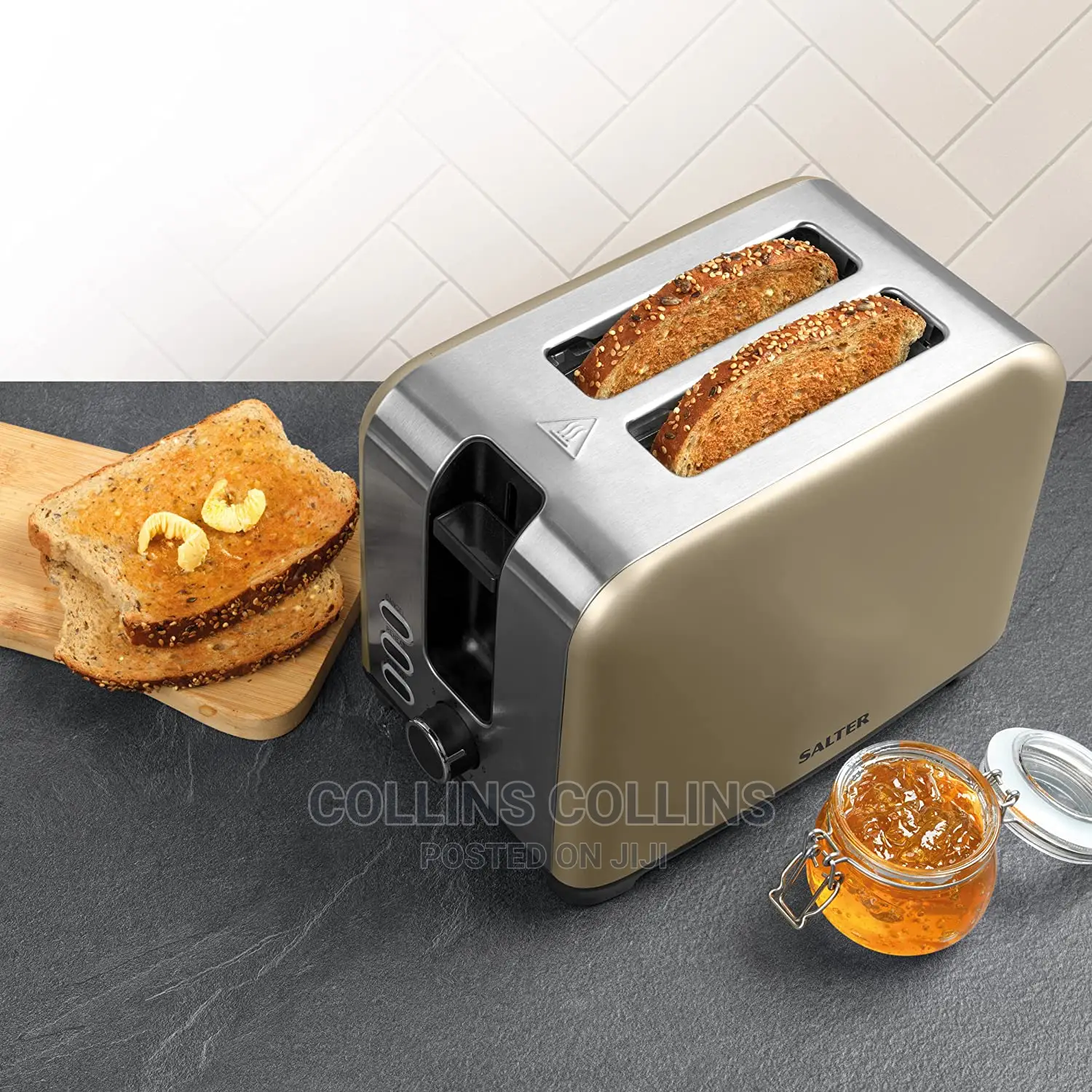 Salter EK4536GOLD Olympus 2 Slice Toaster