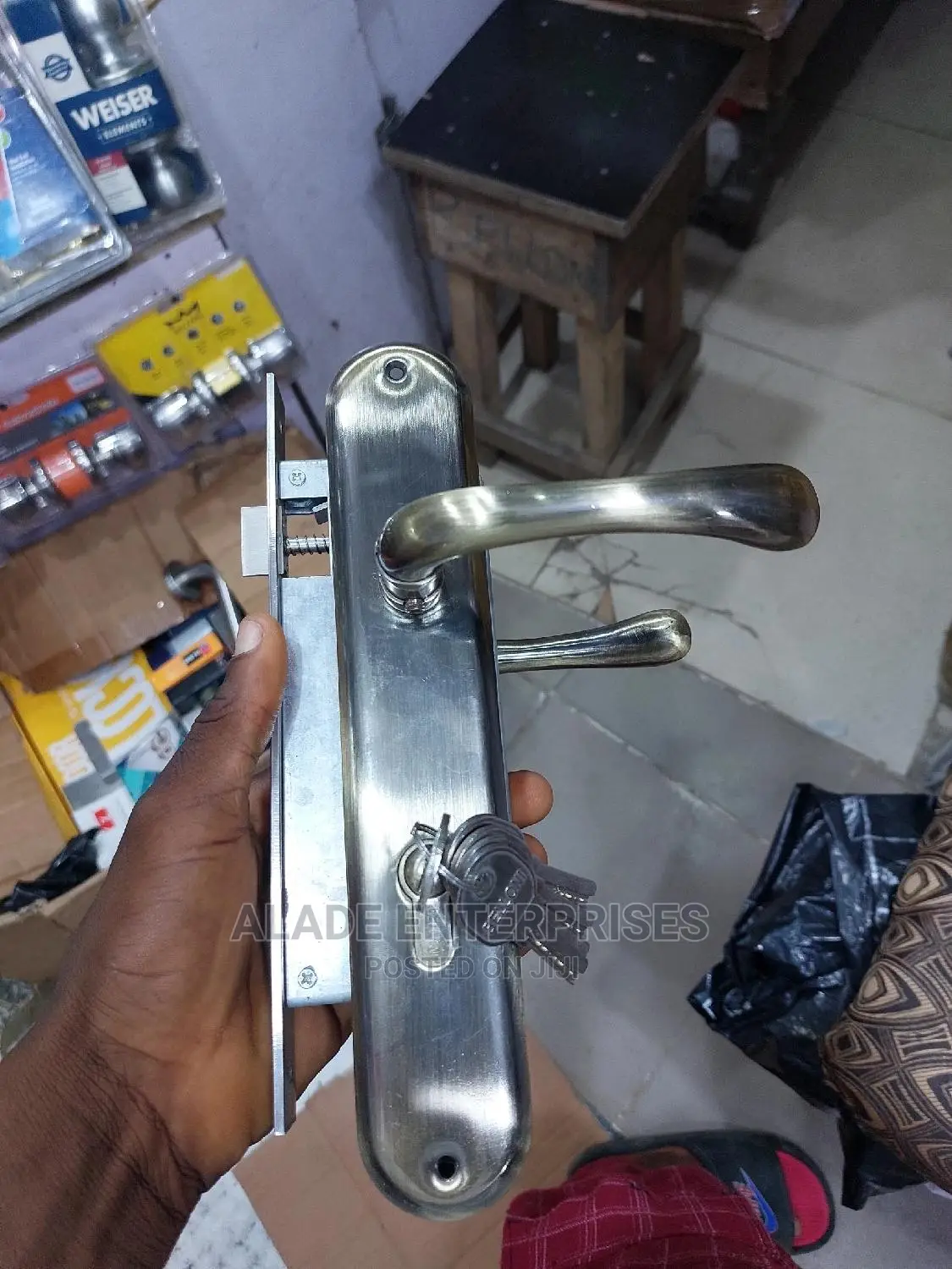 Quality Italian Door Lock Bronze
