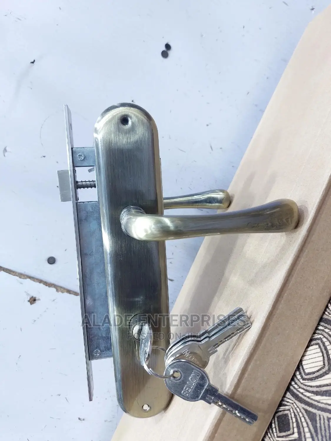 Quality Italian Door Lock Bronze