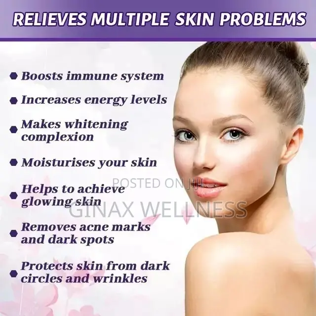 Skin Whitening Capsules With Glutathione (2000mg)