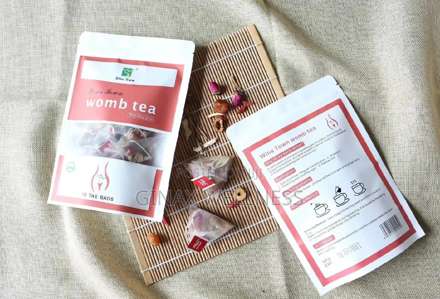 Womb Tea With Dong Quai to Regulate Menstruation Fertility