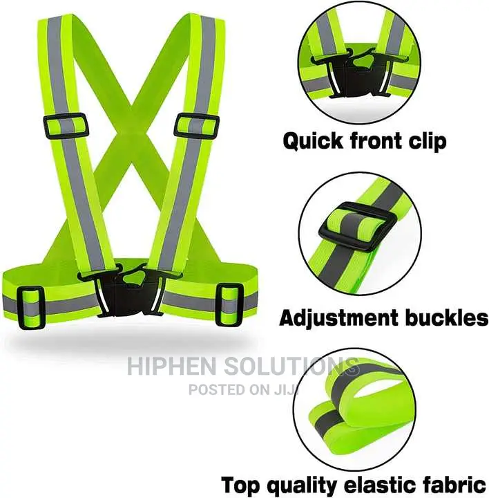 Visibility for Runners Adjustable Vest