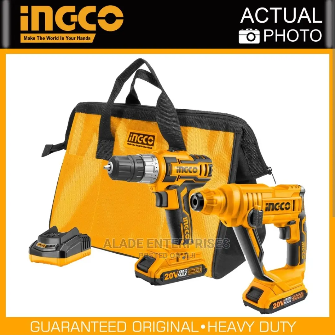 Cordless Rotart Hammer and Cordless Drill Combo KIT 2 in 1