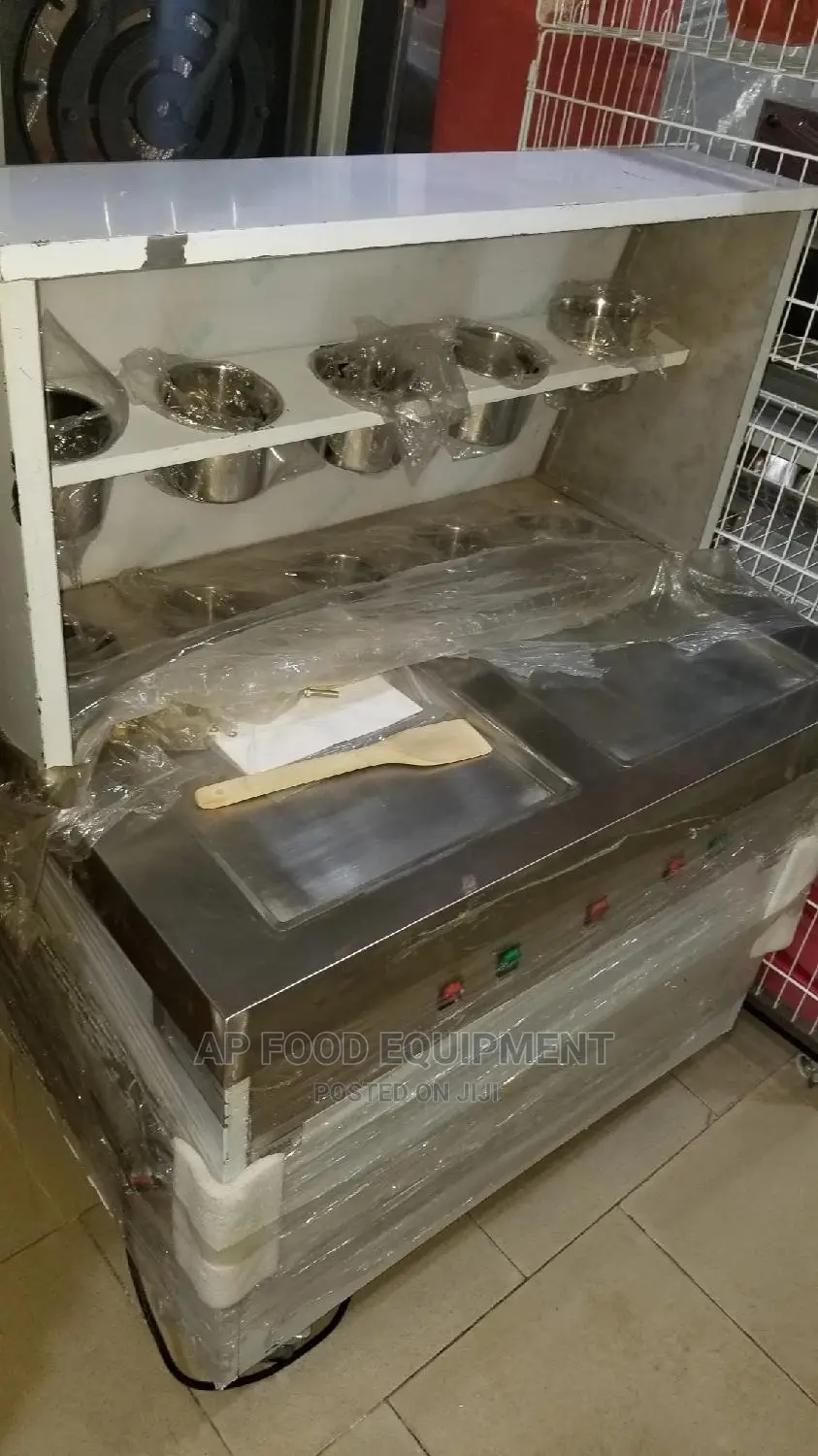 Ice Cream Fryer,With Cabinet.
