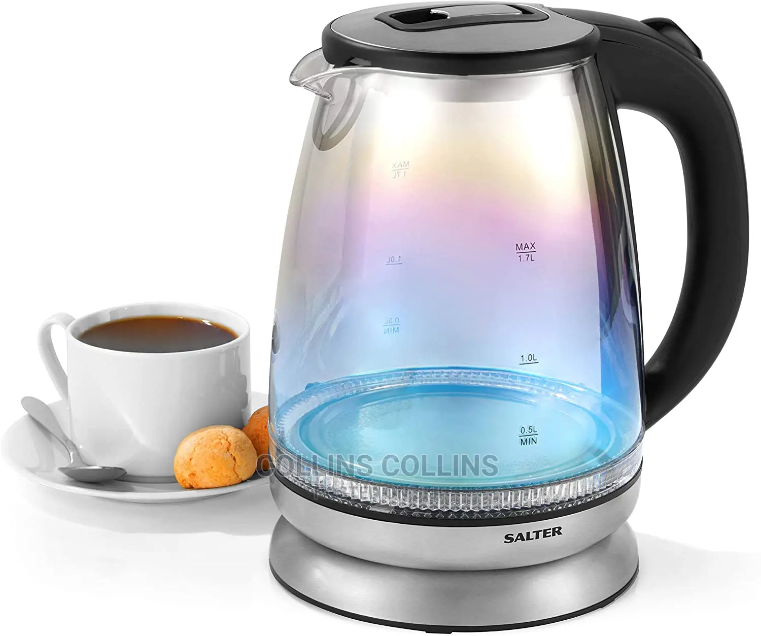 Salter EK2841IR Iridescent Colour Changing Kettle