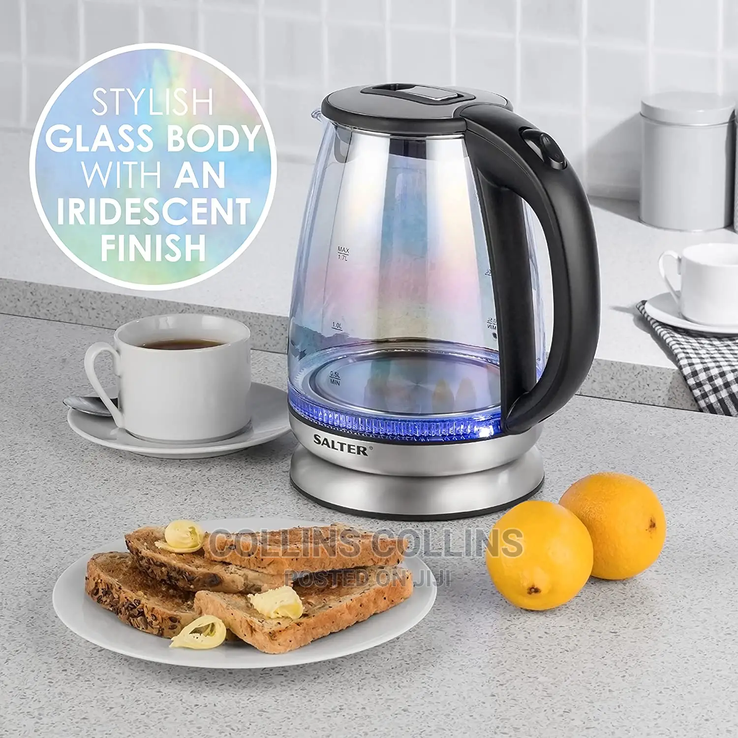 Salter EK2841IR Iridescent Colour Changing Kettle