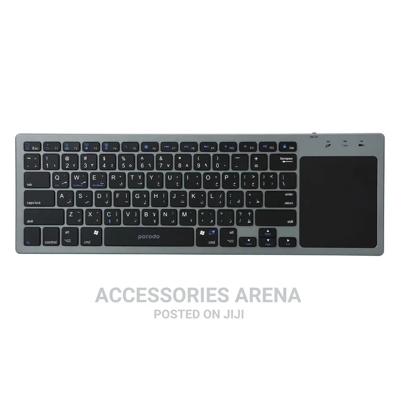Porodo Wireless Keyboard With Touchpad