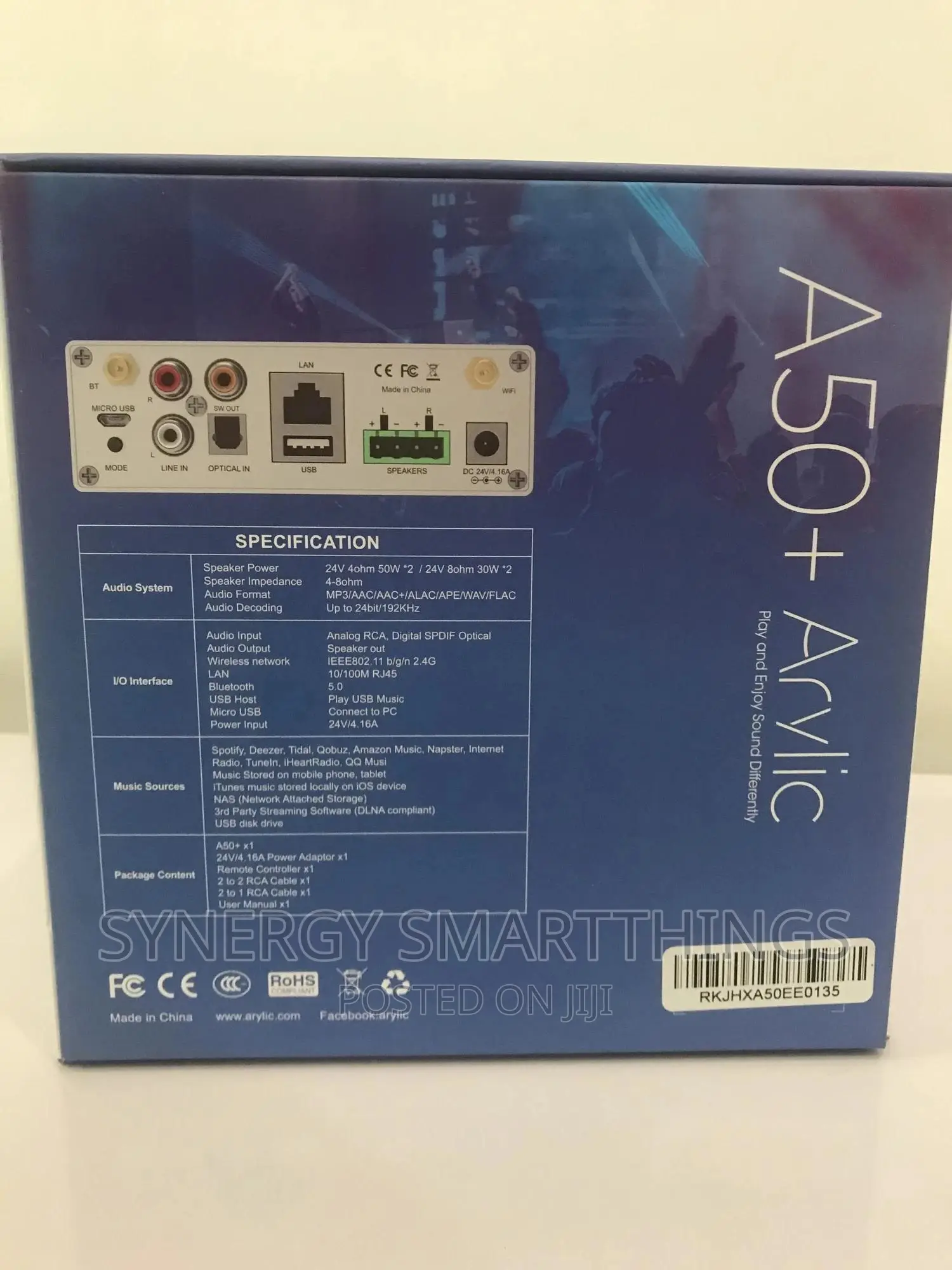 Arylic A50+ Multiroom Smart Home Amplifier 50watts X2