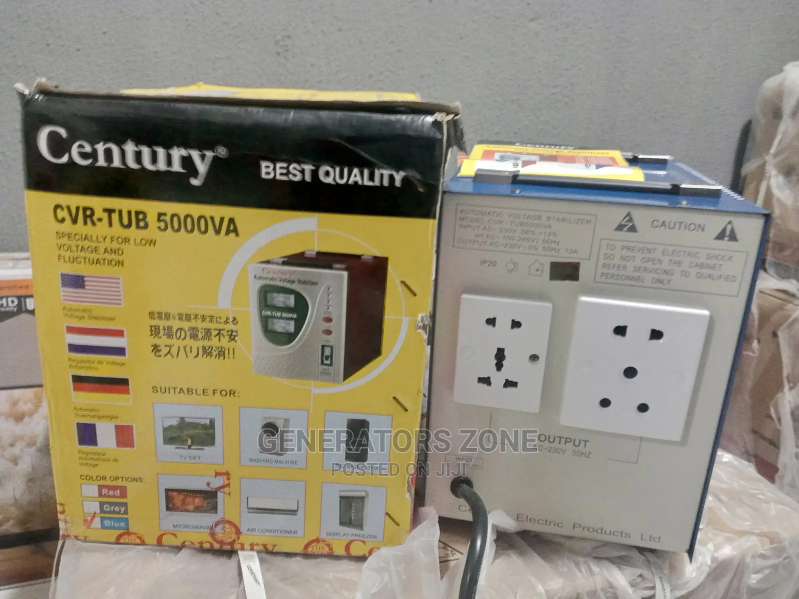 Long Lasting and Durable Century Stabilizer 5000va 5ka