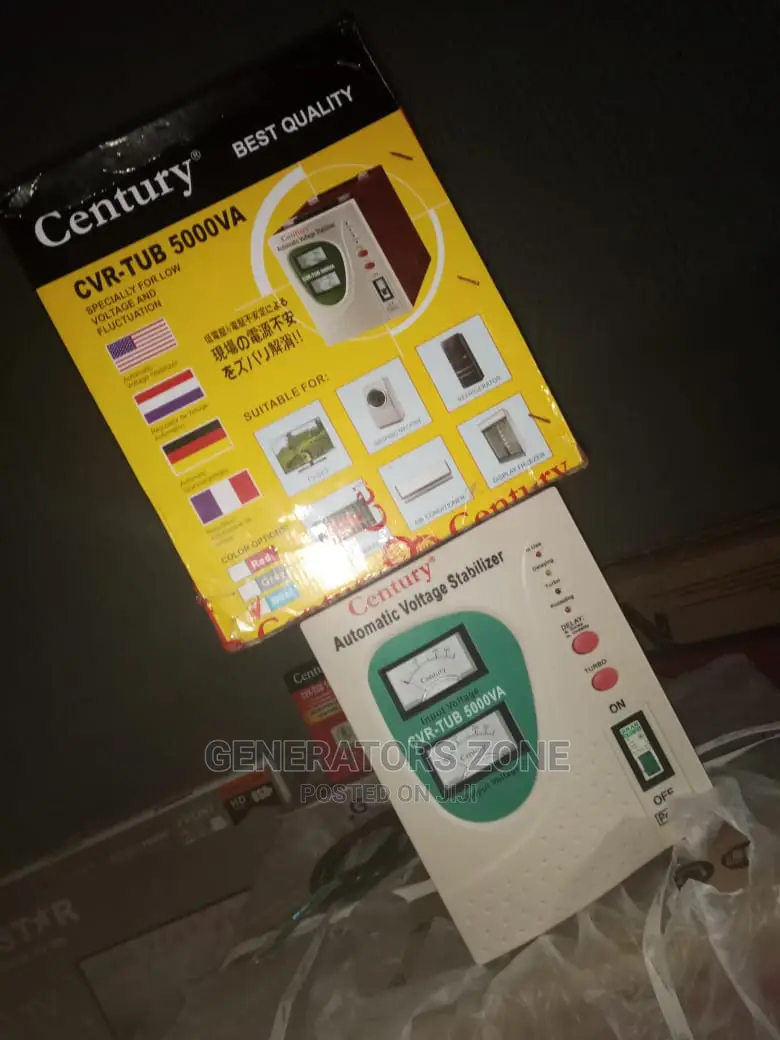 High Voltage Century Stabilizer Brand New 5000va 5kva