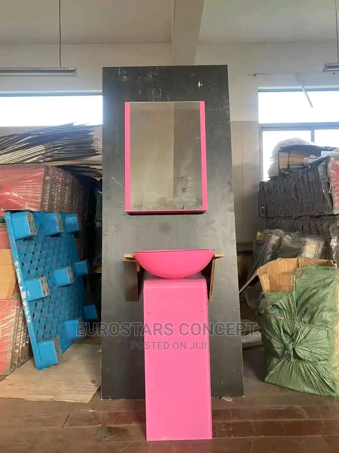 Pink Glass Wash Hand Basin