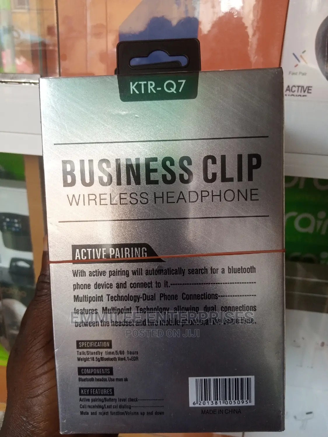 Business Clip Wireless Headphone