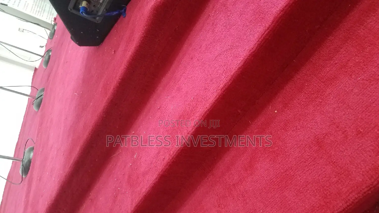 Super Plain Red Rug , #8000 Per SQM