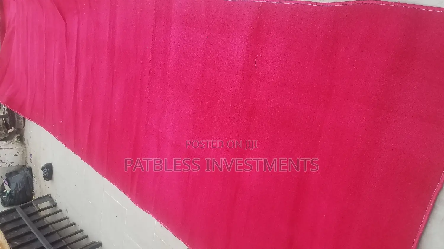 Super Plain Red Rug , #8000 Per SQM