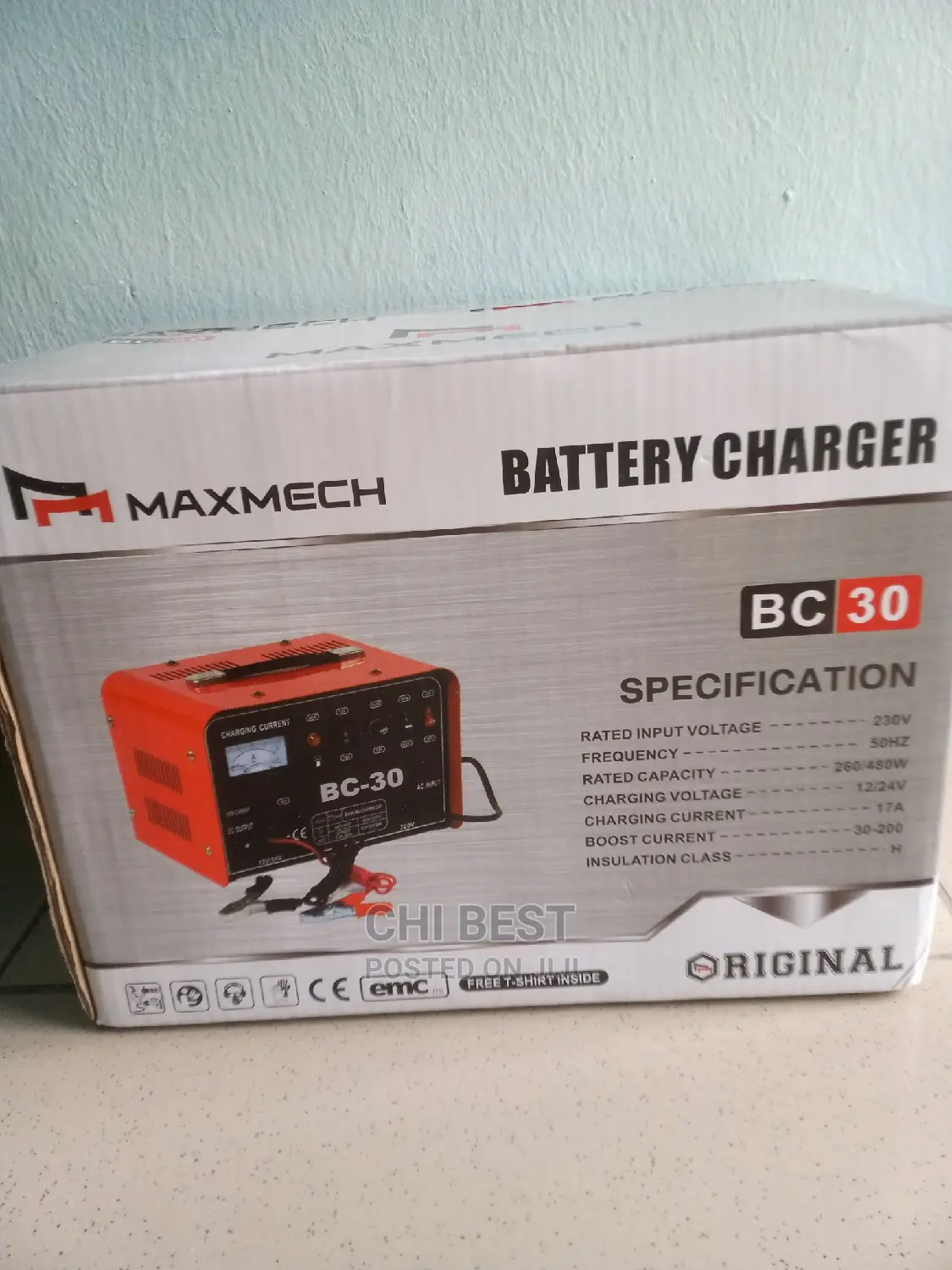 Maxmech Battery Charger 30amps