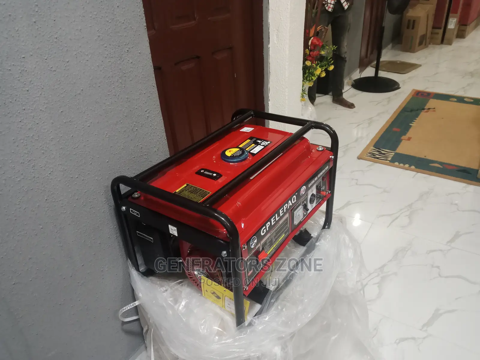 Standard 3.5kva Elepaq Manual Generator Ec6800cx Red Tank