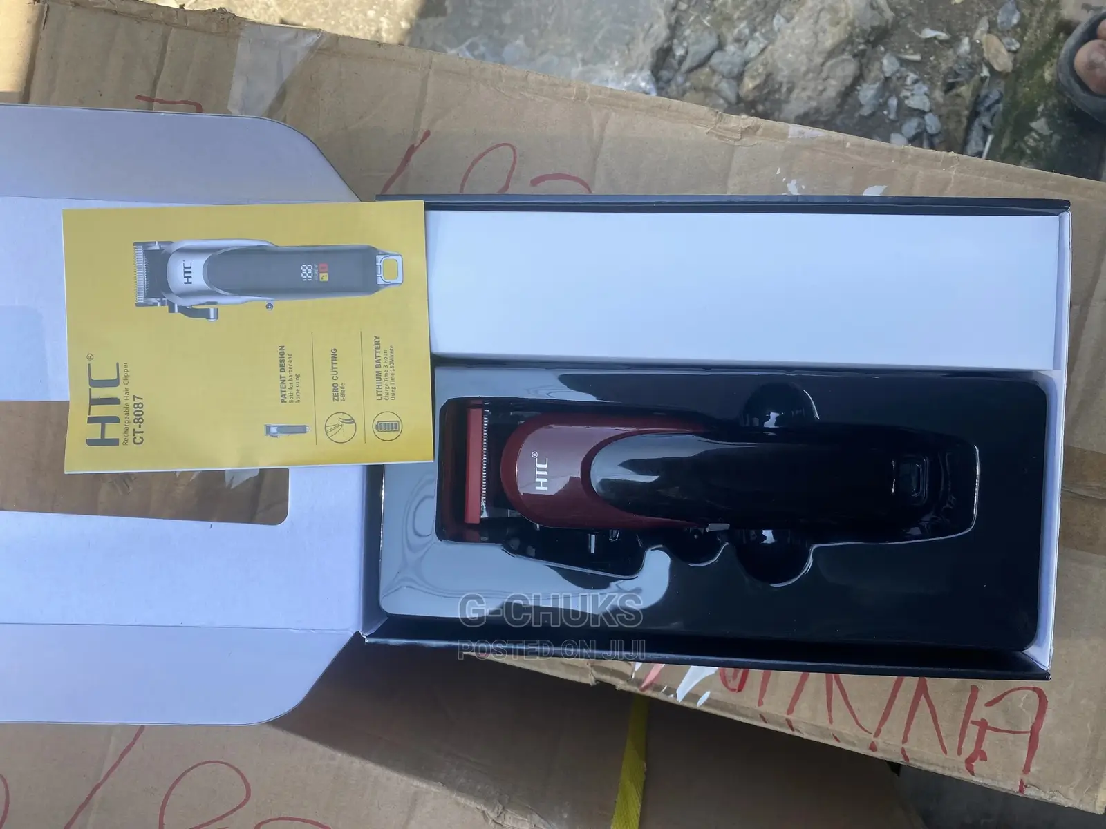 Newly Improved HTC Rechargeable Professional Hair Clipper