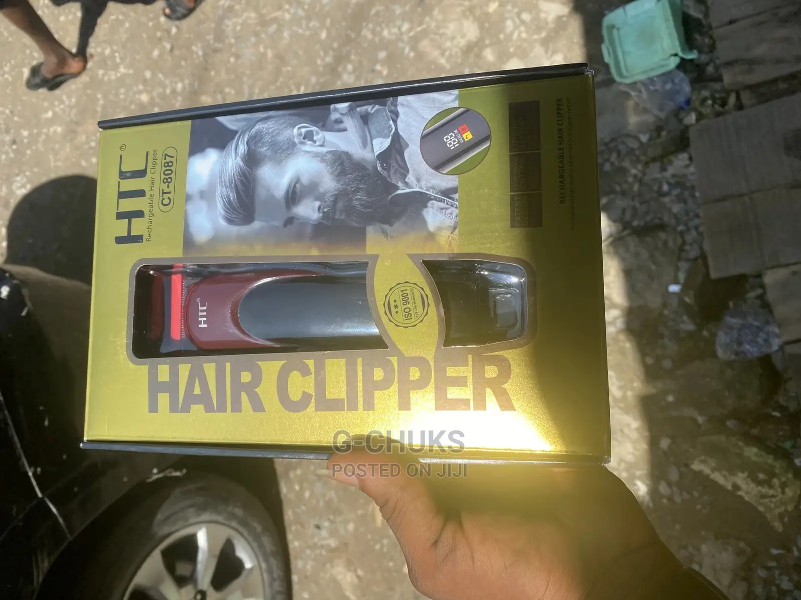 Newly Improved HTC Rechargeable Professional Hair Clipper