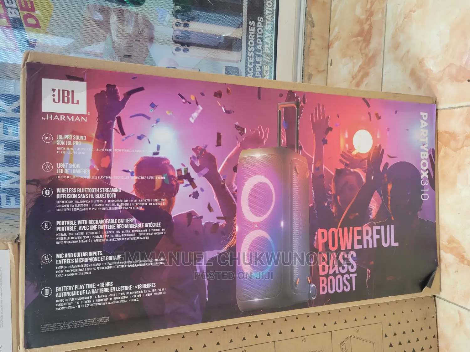 New JBL 310 Powerful Bass Boost Partybox.