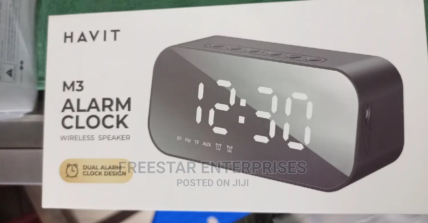 Havit M3 Bluetooth Speaker Alarm Clock Radio.
Havit.