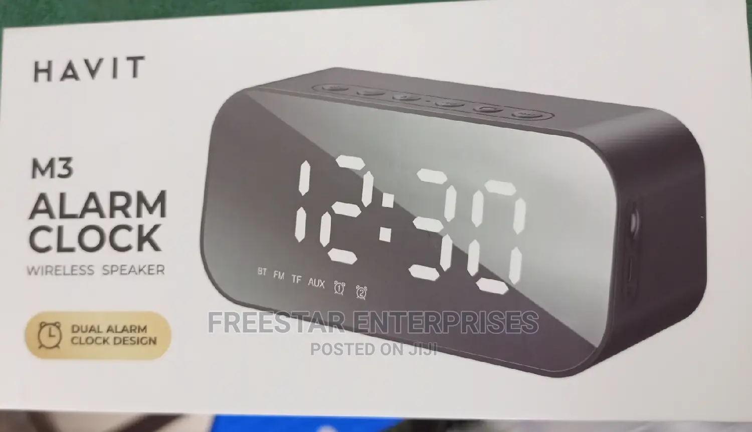 Havit M3 Bluetooth Speaker Alarm Clock Radio.
Havit.