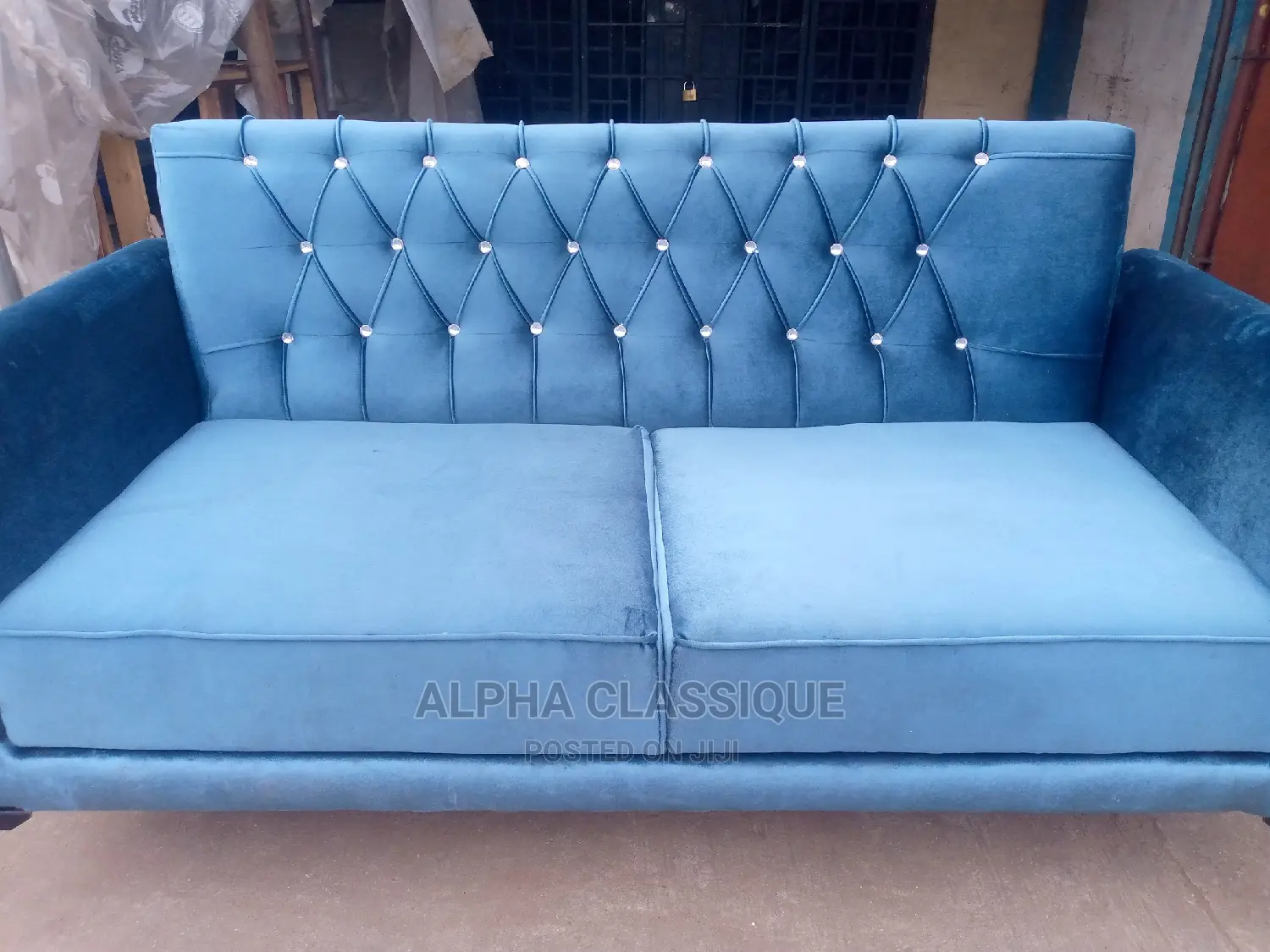 Modern 3 Seater Living Room Fabric Made Sofa Chair.