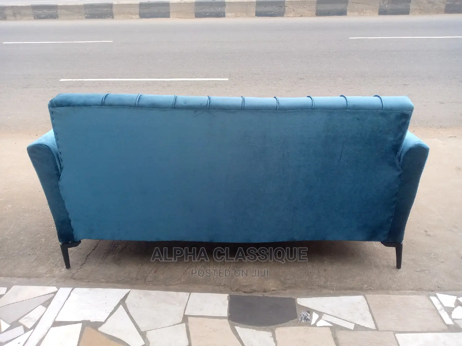 Modern 3 Seater Living Room Fabric Made Sofa Chair.