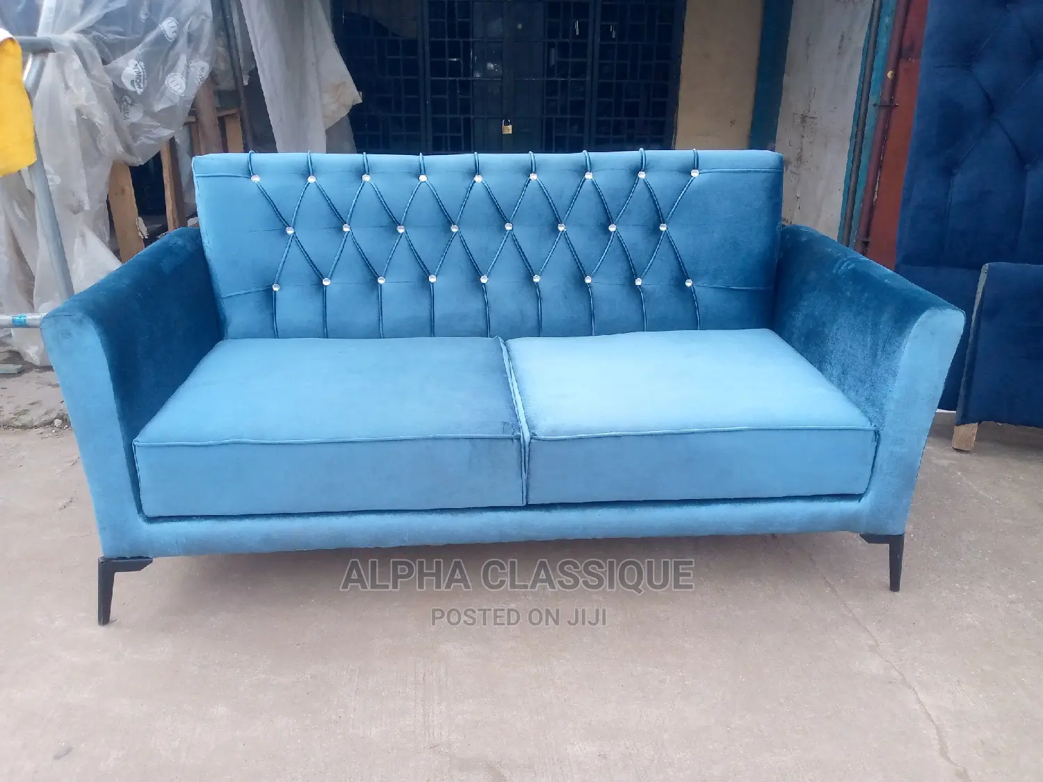 Modern 3 Seater Living Room Fabric Made Sofa Chair.