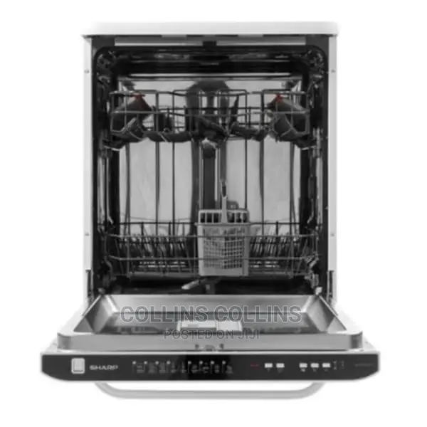 Sharp Qw-Dx41f47w Full-Size Dishwasher