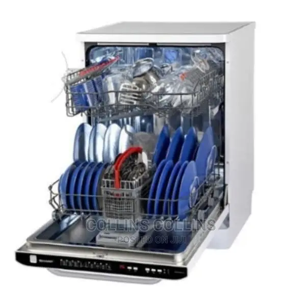 Sharp Qw-Dx41f47w Full-Size Dishwasher