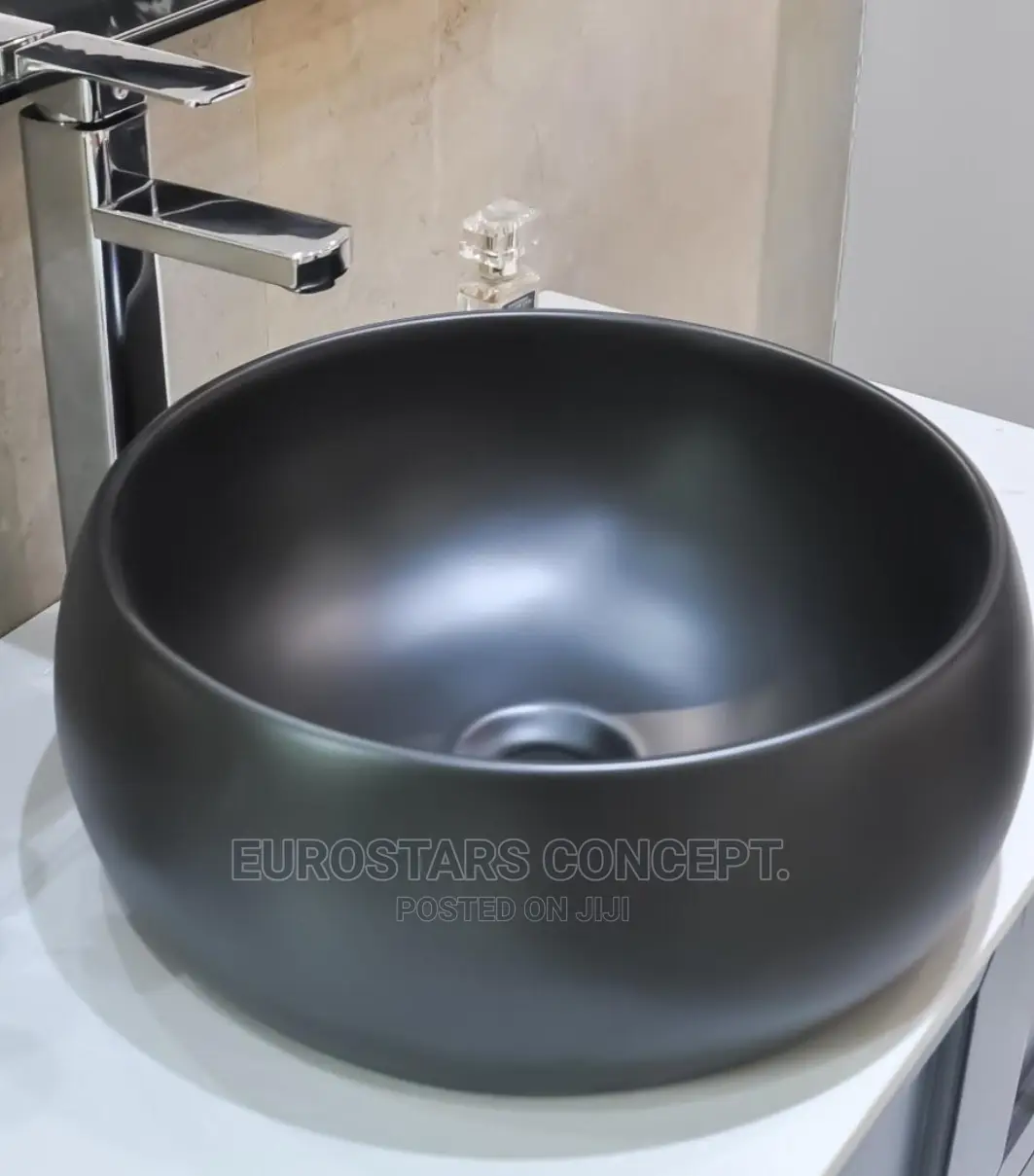 Black Ceramic England Wash Hand Basin