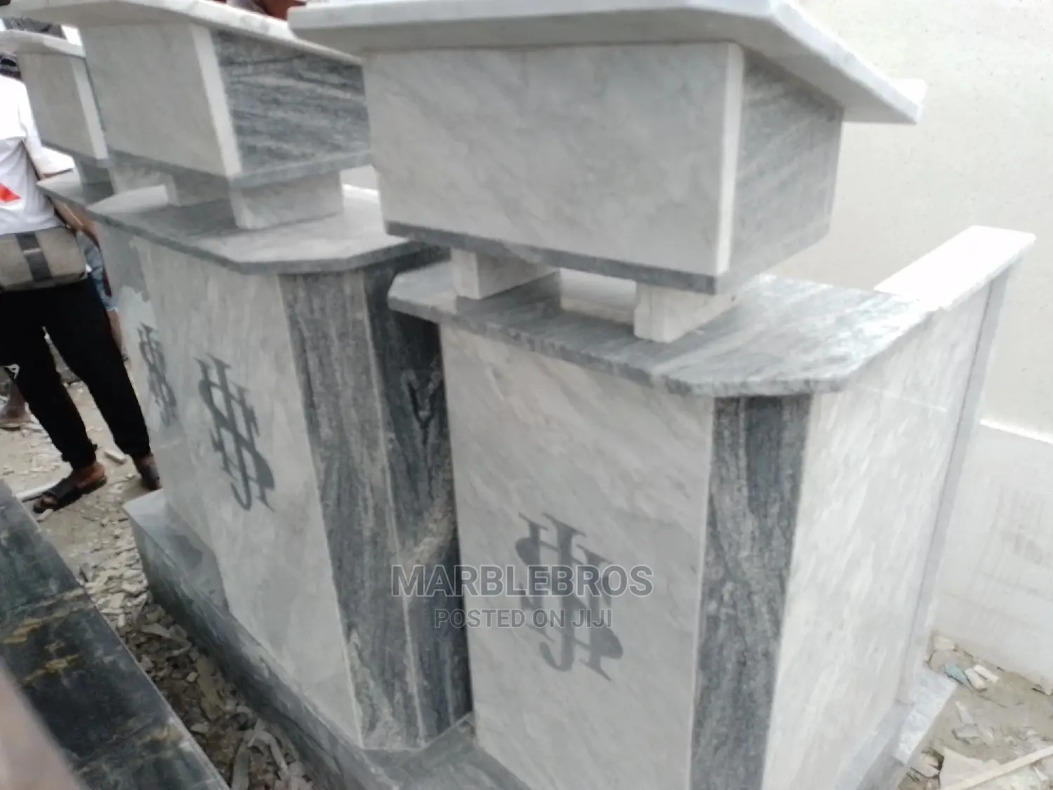 3 in 1 Church Marble Finished Alta Seat