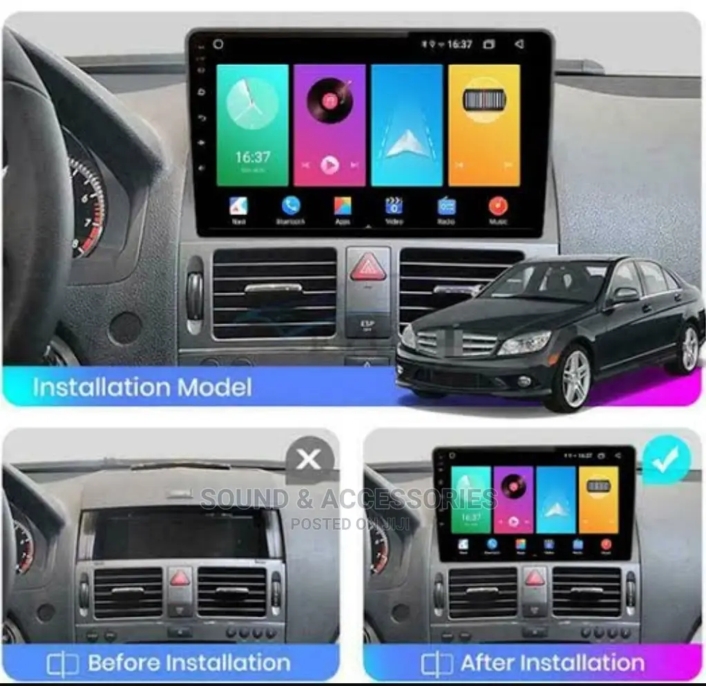 Mercedes Benz Android Screen C300 W204 2007-2011 With Reverse Camera.