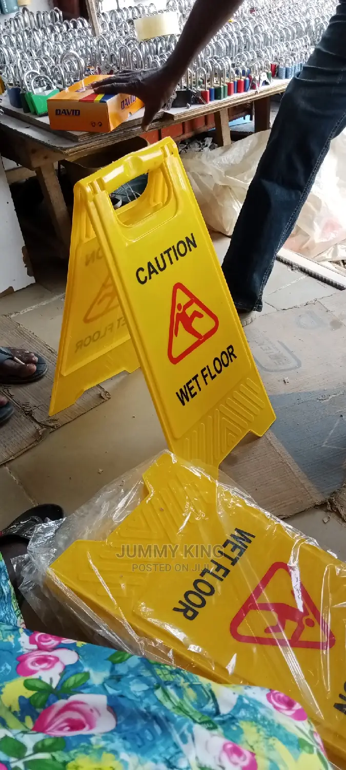 Caution Sign(Wet Floor) Yellow
