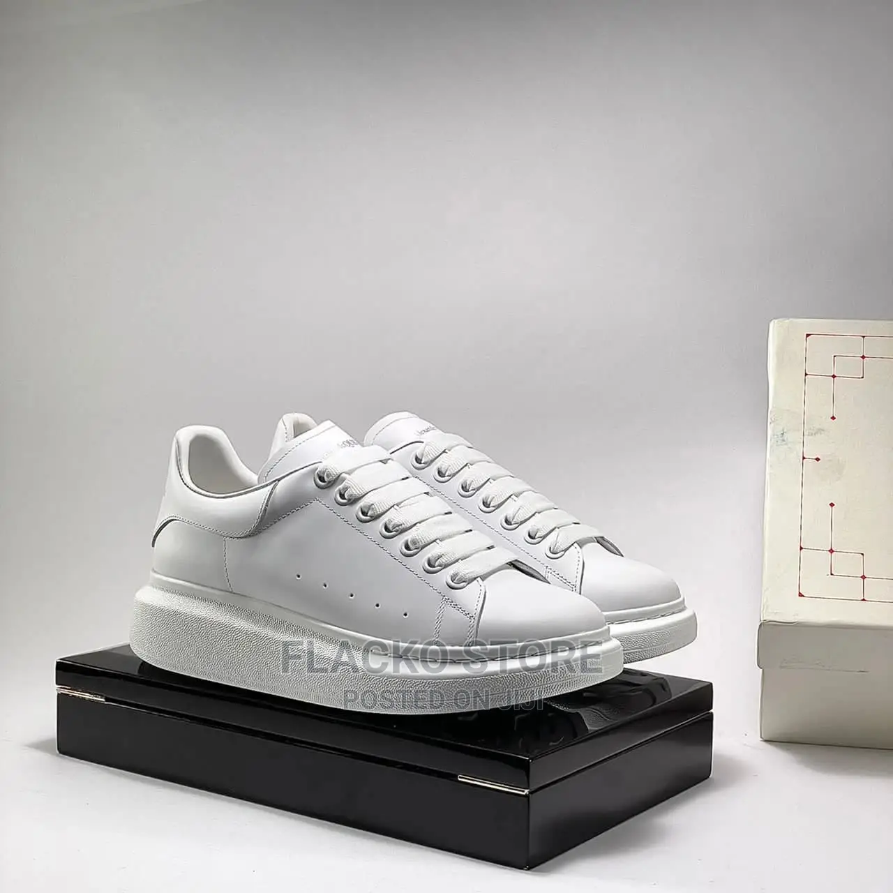 Original Alexander Mcqueen Black White Sneakers Available