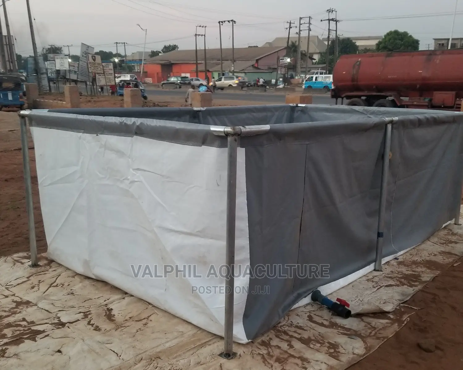 Conveyable Tarpaulin Fish Pond