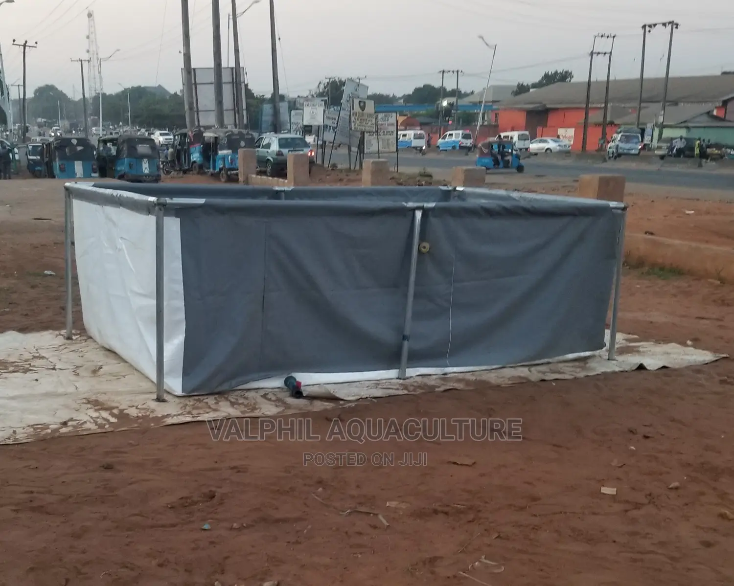 Conveyable Tarpaulin Fish Pond
