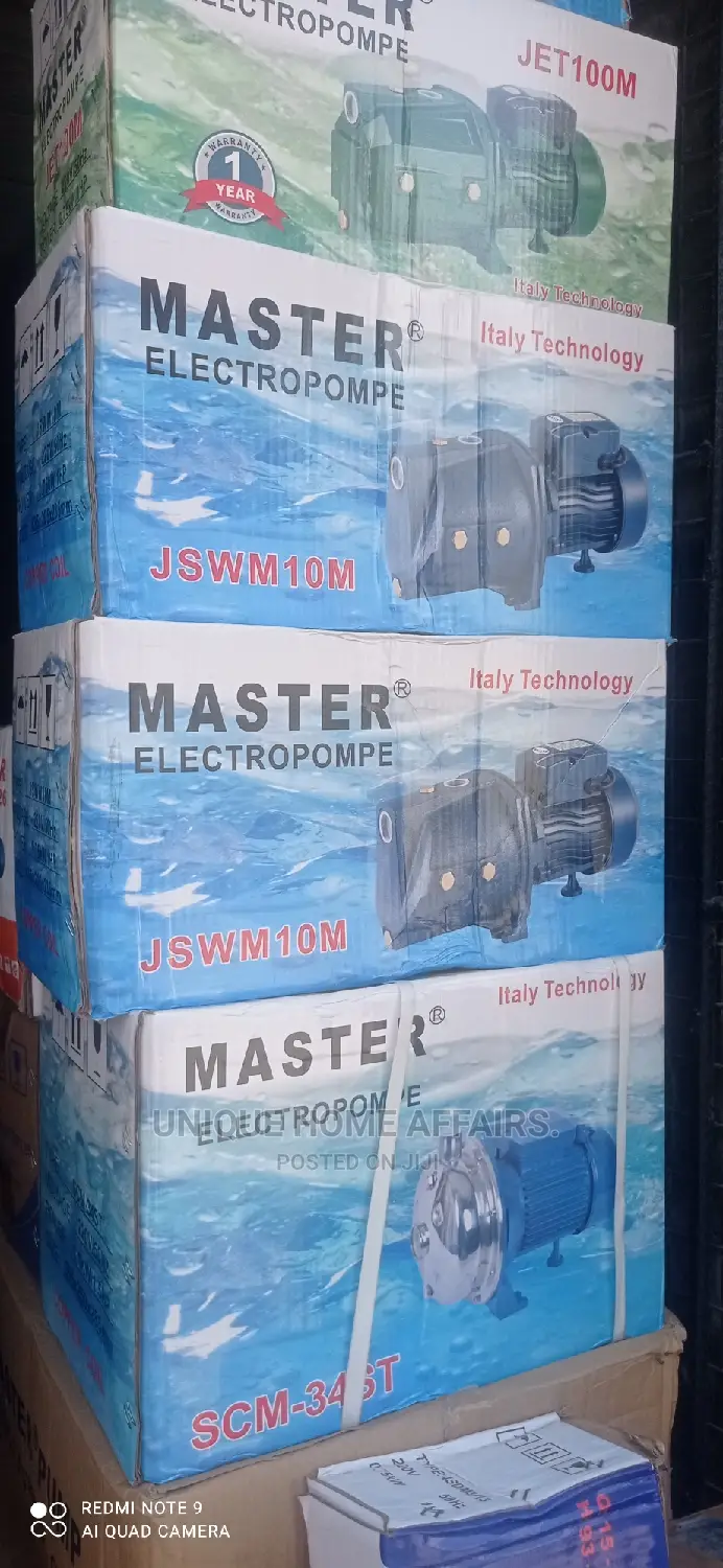 Master Original Water Pump 1hp