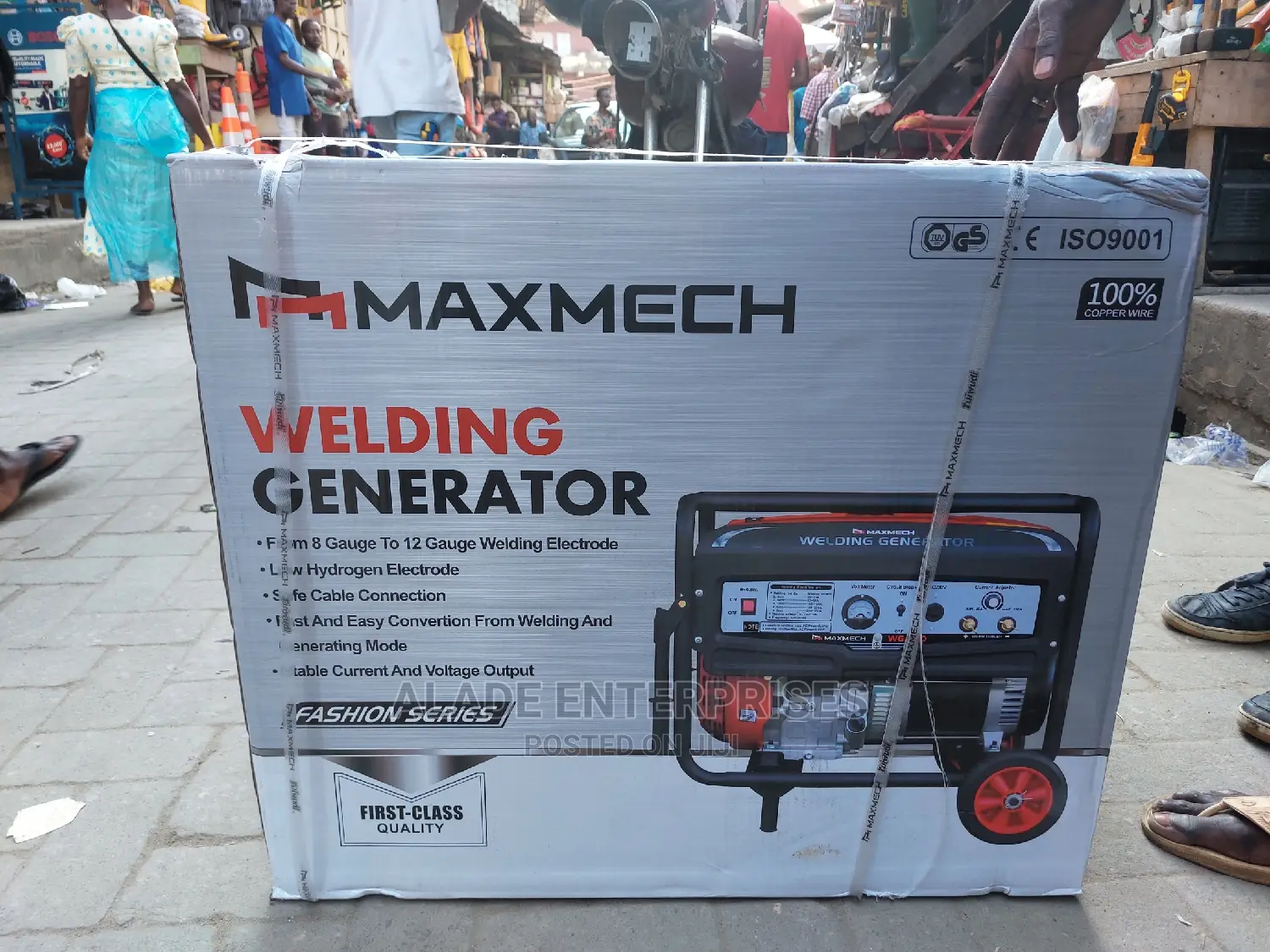 Maxmech Welding Generator Start And Weld 5.5kva 250a