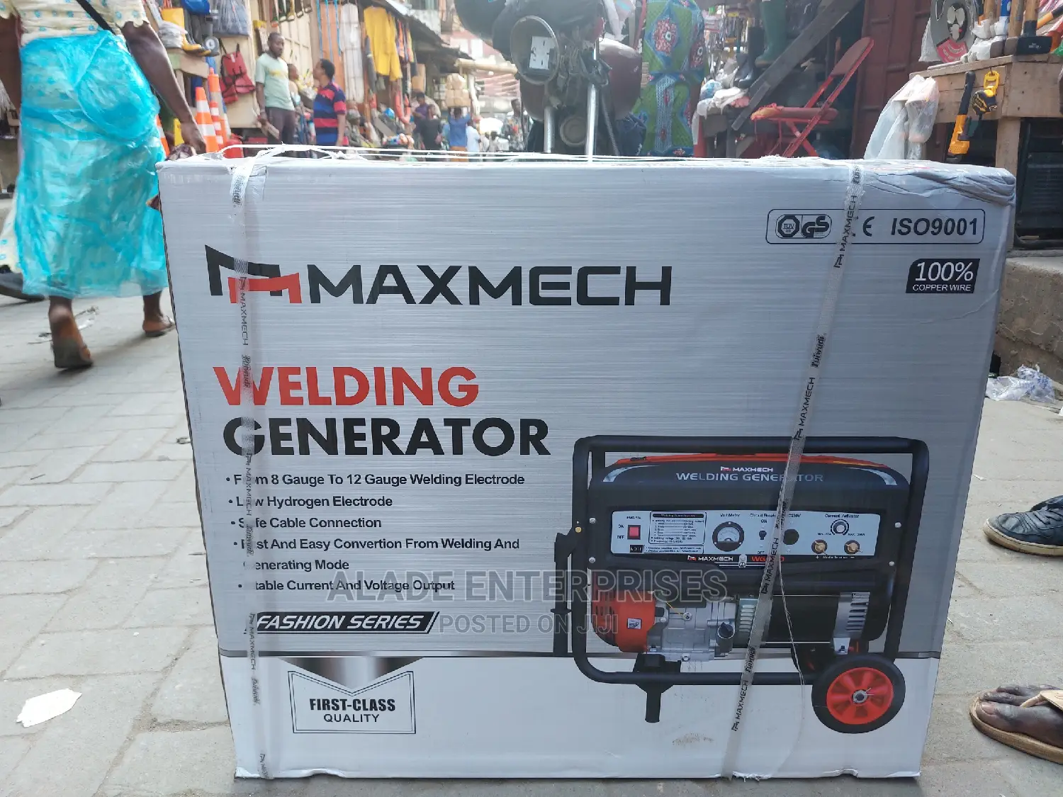 Maxmech Welding Generator Start And Weld 5.5kva 250a