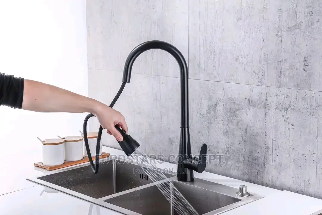 Black England Kitchen Sink Mixer Tap