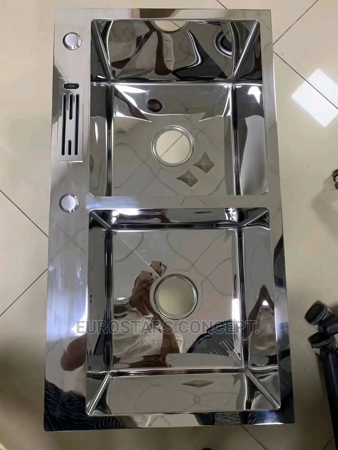 Pure Stainless Double Kitchen Sink