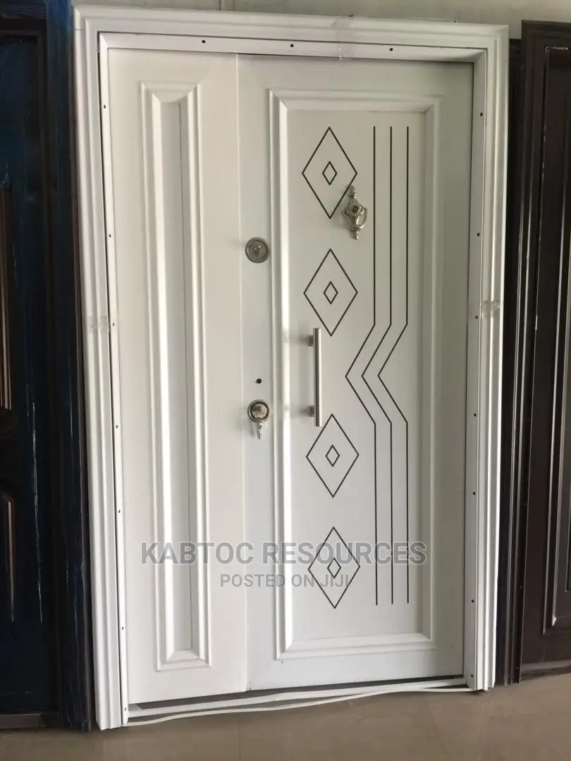 White Steel Security Doors