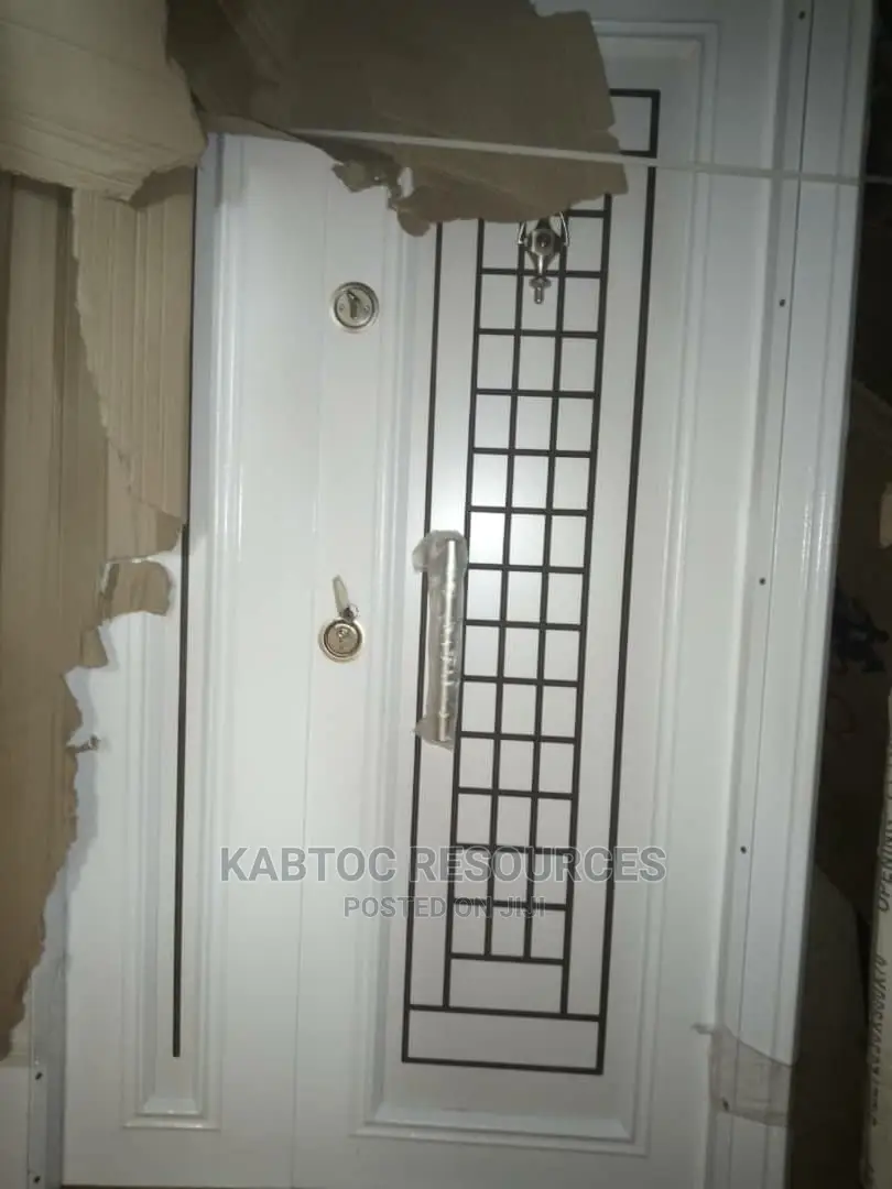 White Steel Security Doors